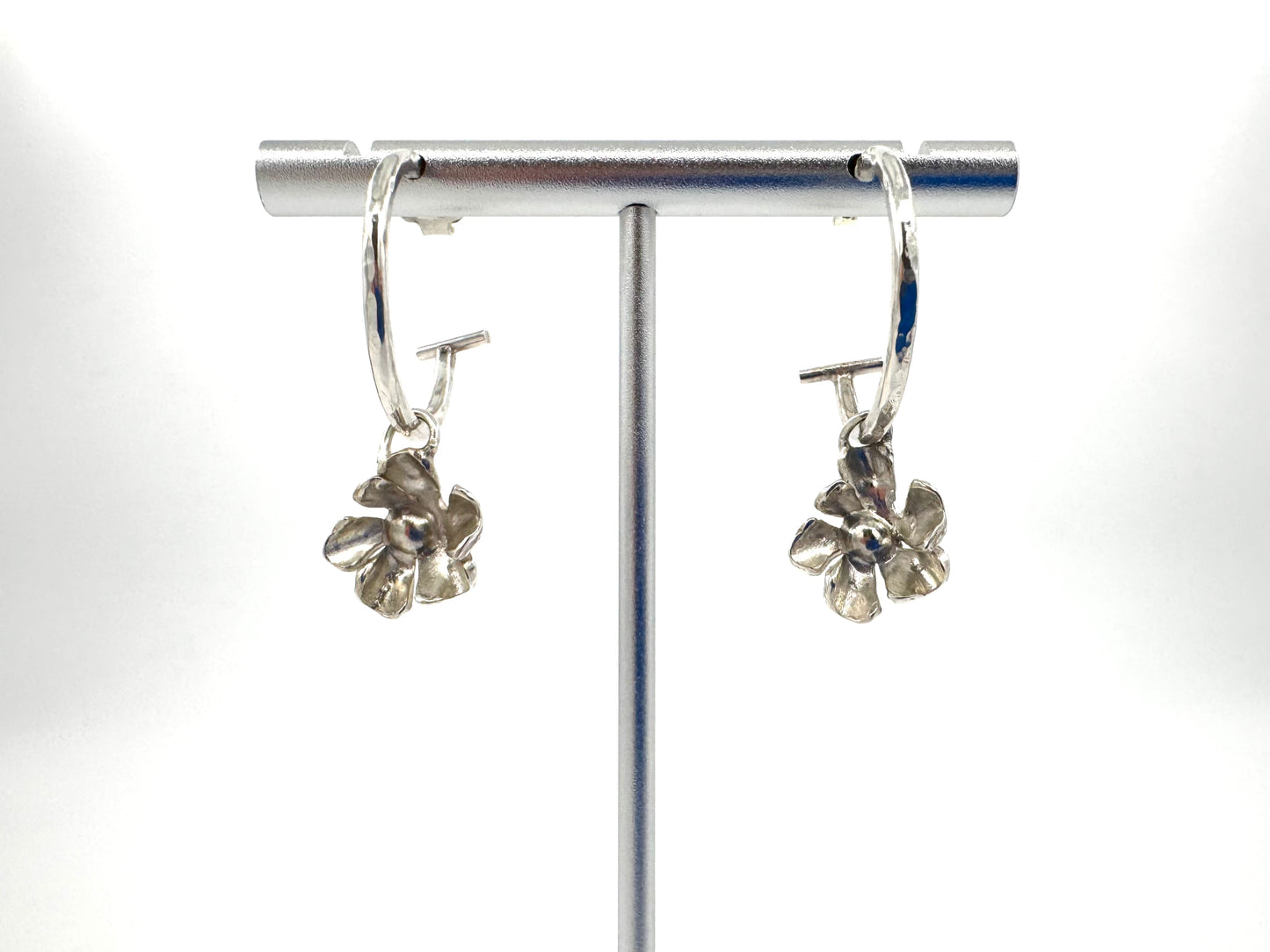 Mini Flower Hoops